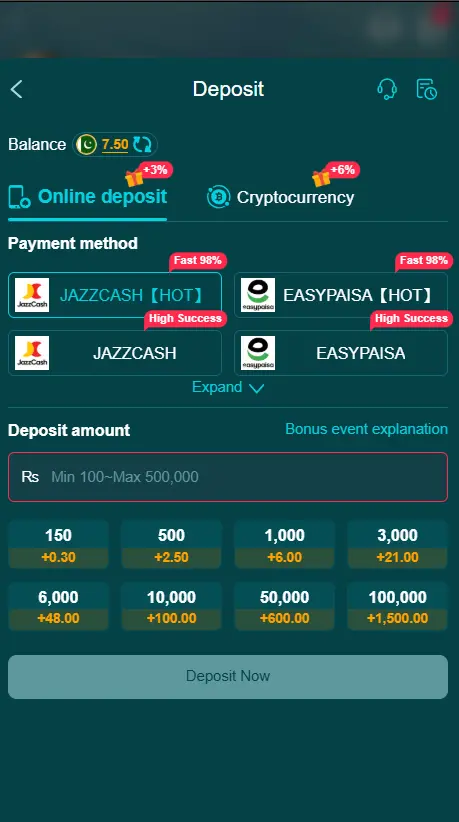 DEPOSIT hh98